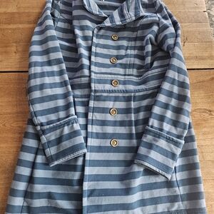 Matilda Jane Navy and Light Blue Striped Garment